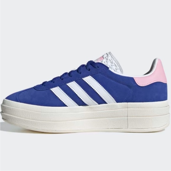 adidas Gazelle Bold True Pink/Semi Lucid Blue - Picture 3 of 9